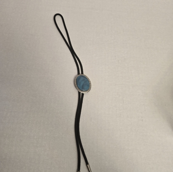 Black and Blue Bolo Tie - Picture 6 of 6